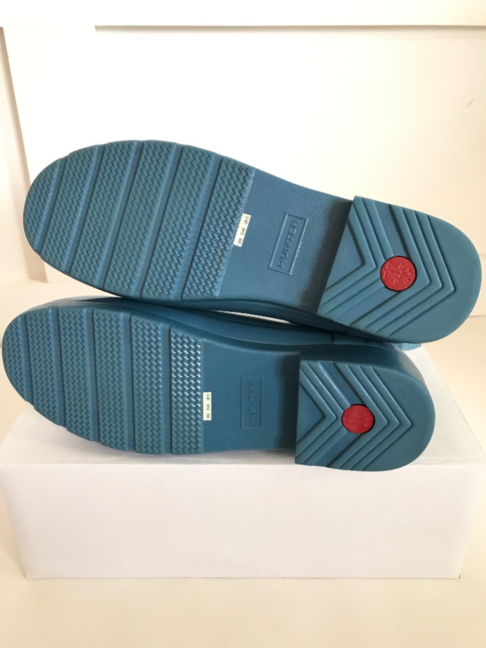 HUNTER Chelsea Rain Boots Blue Women’s Size 10 - Picture 10 of 16